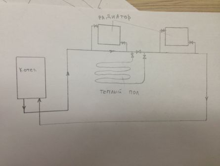 Как правильно подключить теплый пол к системе отопления ленинградка